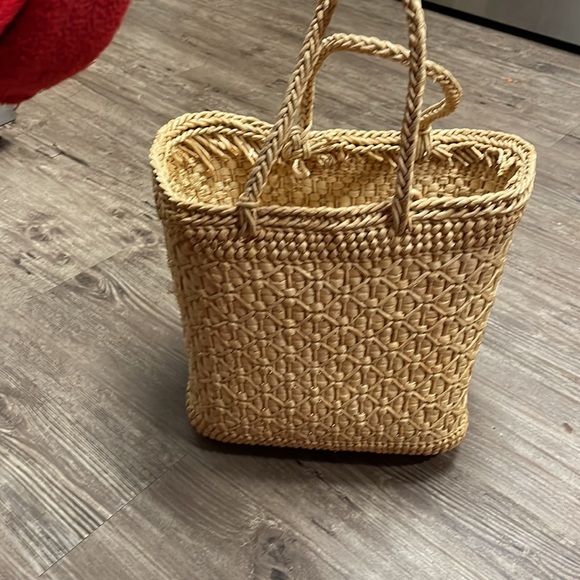 Handwoven Straw Shopper Bag - Picture 7 of 7